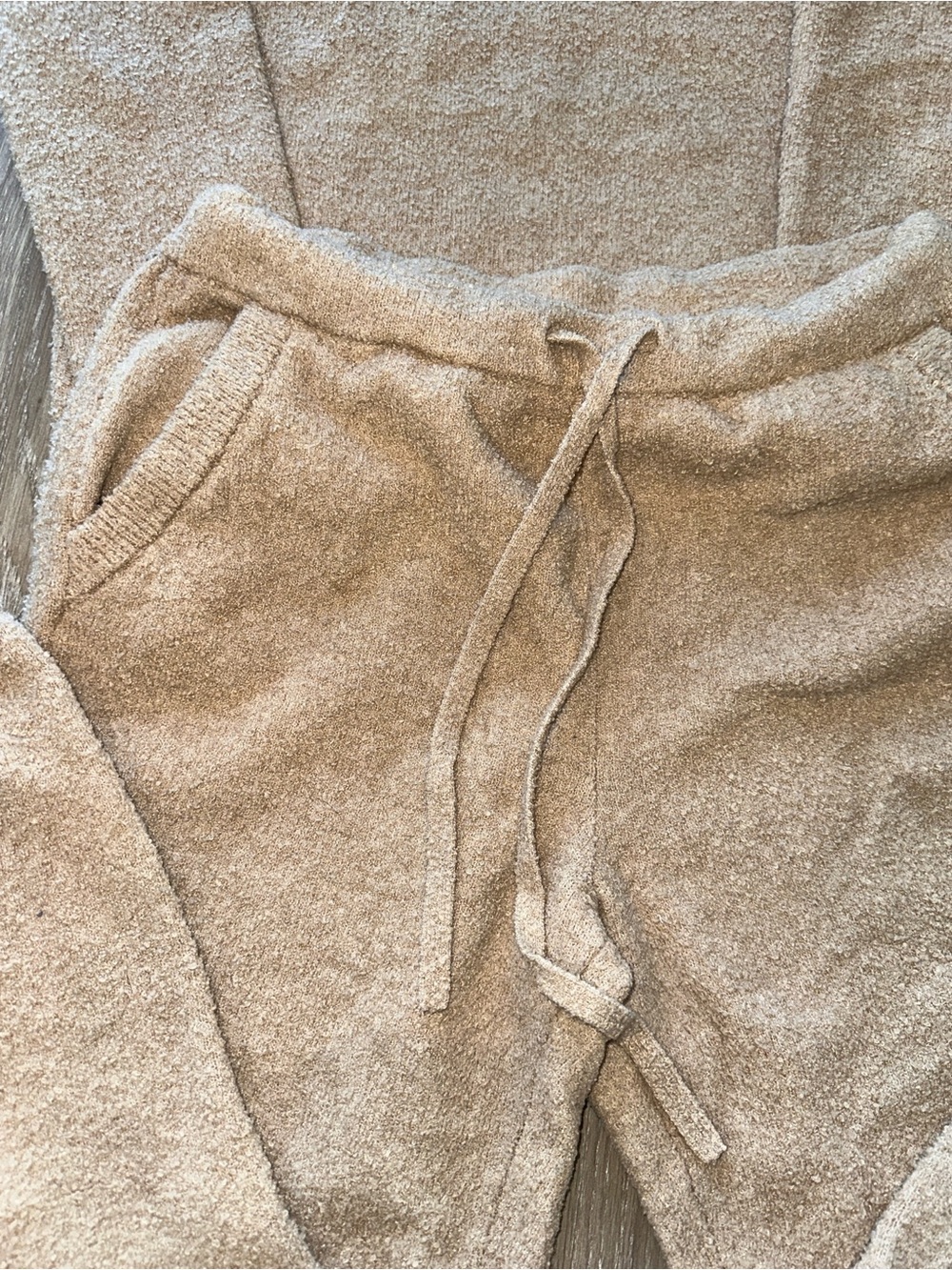 Barefoot Dreams Soft Cream Cowl Neck Sweater Set - Picture 8 of 11